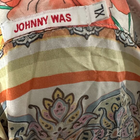 GUC Johnny Was Johnny Was Logan Silk Top and Shorts Set - Picture 4 of 8